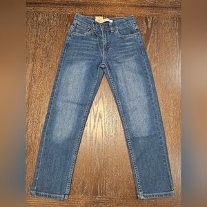Levi's Boy's Straight Blue Jeans
